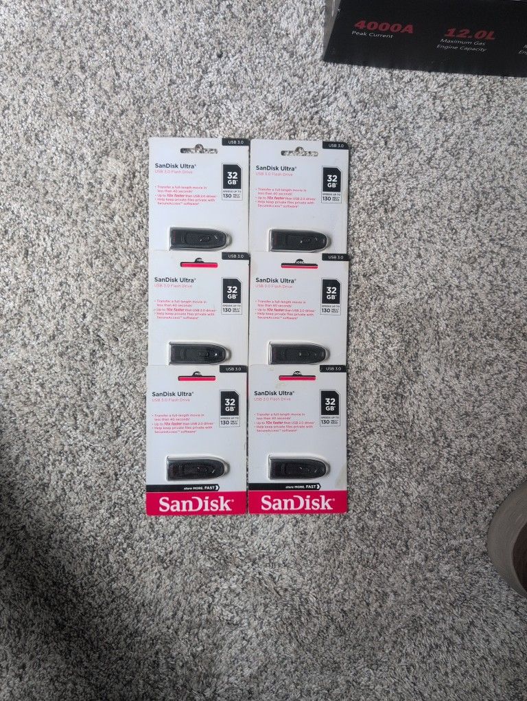 6-SanDisk Ultra 3.0 Flash Drive