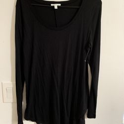 Black Tunic  Long Sleeves 