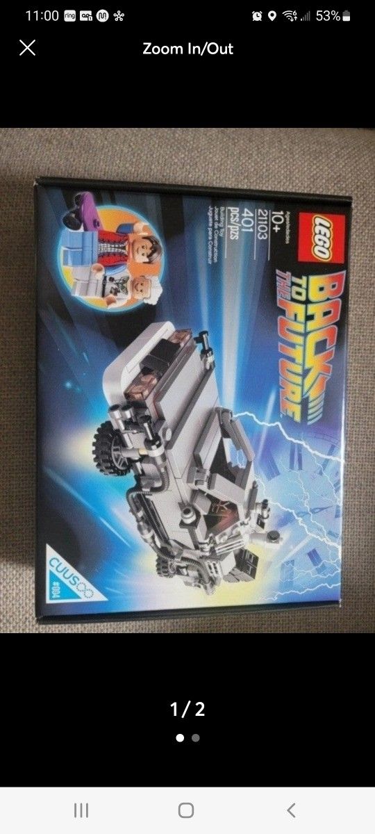 LEGO Ideas: The DeLorean Time Machine 21103 Back to the Future BTTF