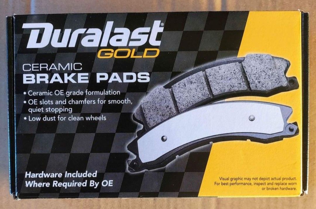 4 Duralast Gold Ceramic Brake Pads NEW DG1728