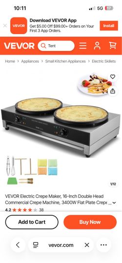 Brand new double crêpe  Food Warmer for $150