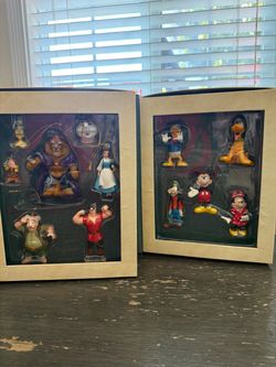 DISNEY STORYBOOK ORNAMENT SET.  NEVER OPENED OR USED