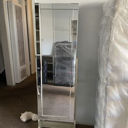 Jewelry Cabinet With Full Length Mirror