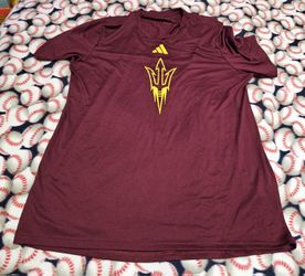 Used Arizona State University Sun Devils Adidas Aeroready Shirt, Men's XL 
