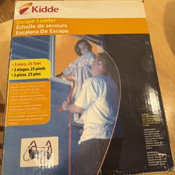 Kidde Fire Escape Ladder, 3-Story, 25 ft. Long NEW