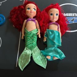 Disney Ariel Dolls Lot