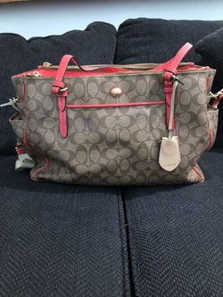 Coach diaper bag