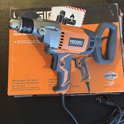 RIDGID 9 Amp Corded 1/2 in. Spade Handle Mud Mixer