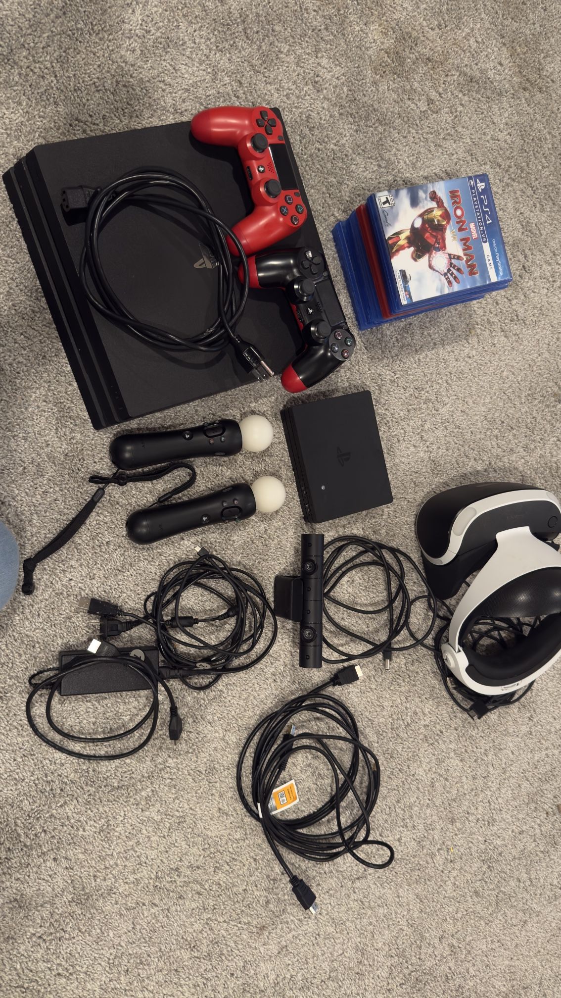 PlayStation Pro PS VR Bundle – Controllers, VR Set Games