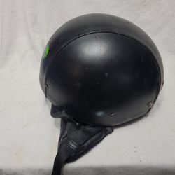 Leather Wrapped Helmet 