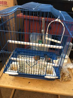 Travel Cage With Accessories For Sale 