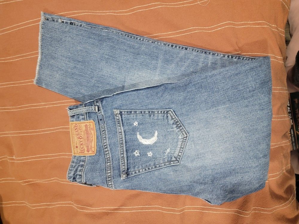 Hand Embroidered Jeans