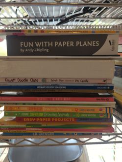 kids drawing, craft and activity books