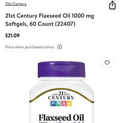 21st Century Flaxseed Oil 