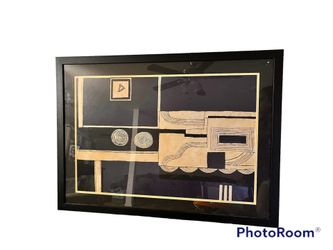 Midcentury Modern Abstract Framed Print