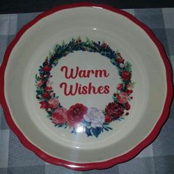 New Pioneer Woman Christmas Holiday Pie plate