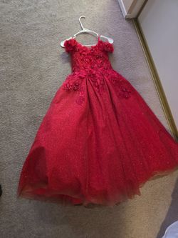 Red Dress For Quinceañera Sister