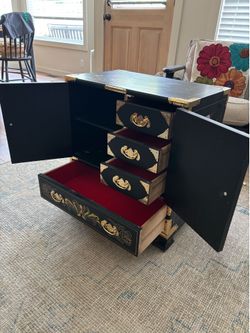 Chinese painted cabinet - small