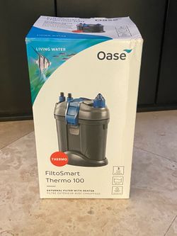 BRAND NEW! OASE FILTOSMART THERMO 100 CANISTER FILTER W/ BUILT IN HEATER FOR AQUARIUM / FISH TANK