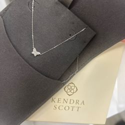 Kendra Scott White Butterfly Necklace