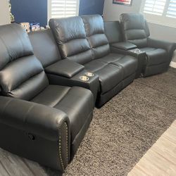 Recliner Sofa Set