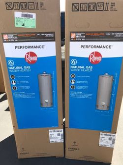 New 40 gal Natural Gas Water Heater (includes installation)