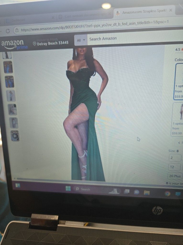 Emerald Green, Strapless, Prom, Wedding, Mermaid, Satin Formal Evening Wear