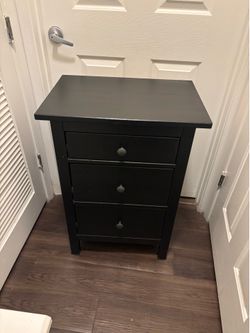 Short Black Dresser