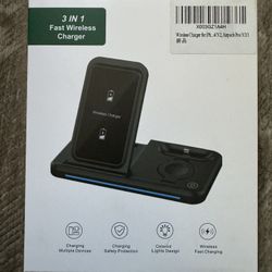 Brand New 3-in-1 Fast Wireless Charger