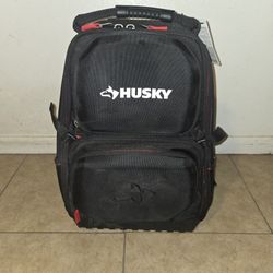 Husky 18 in. Pro Black Tool Backpack