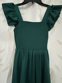 Dark Green Maxi Dress size S