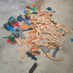 Thomas the Train Wooden Tracks Bundle Lot