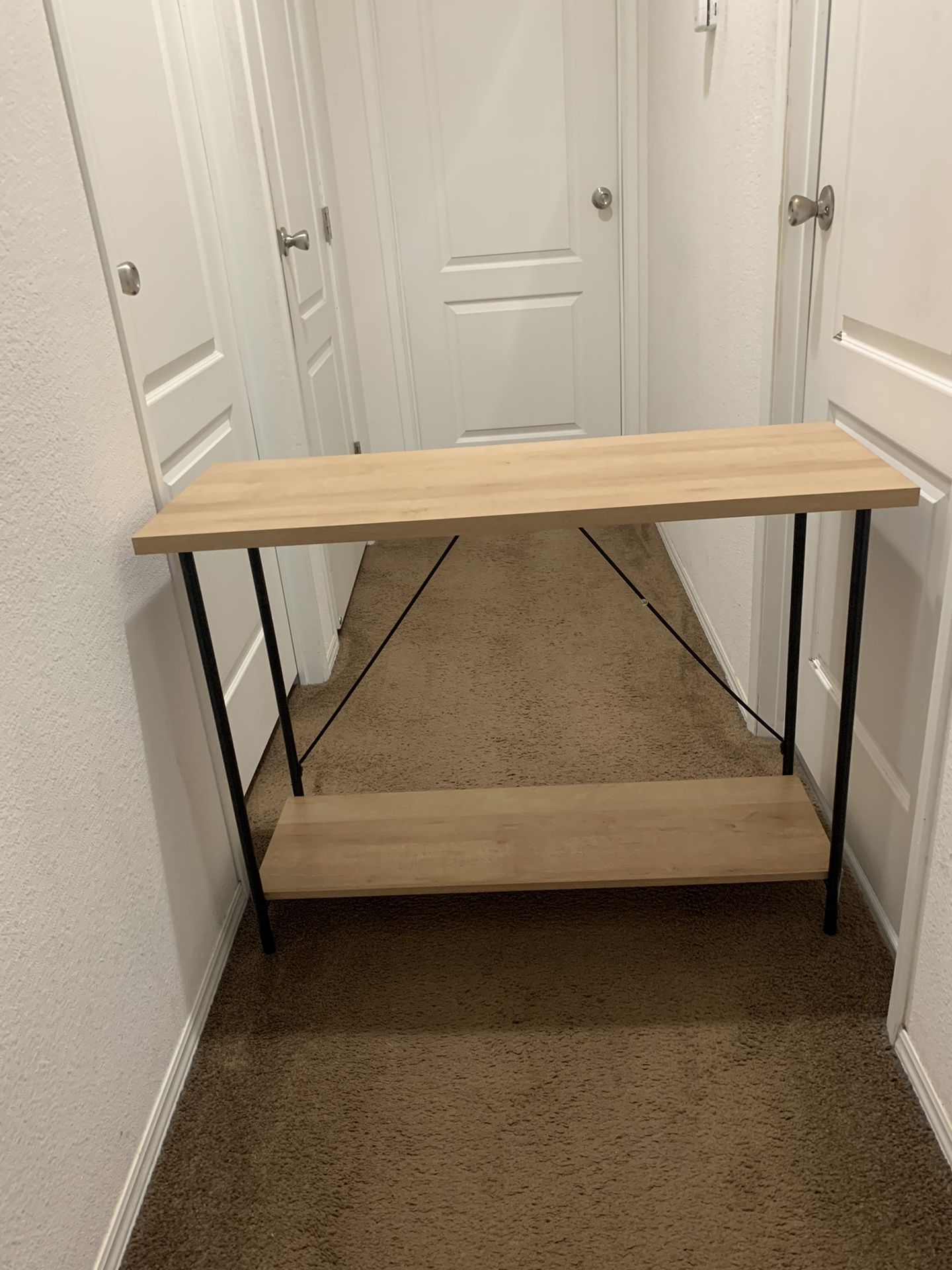 Console Table Hallway Table Side Table 2 Tiers 29” Height