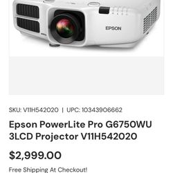Epson Home Cinema Projector $199 today!!!