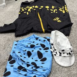 Trafalgar-Law Cosplay Costume,Law Hat Full Cosplay Costume Halloween Unisex