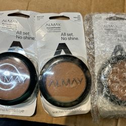 3 Almay pressed powder 600 Make Mine Dark all three for $25