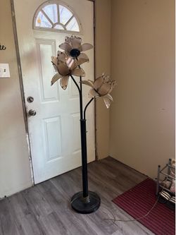 vintage lotus lamp