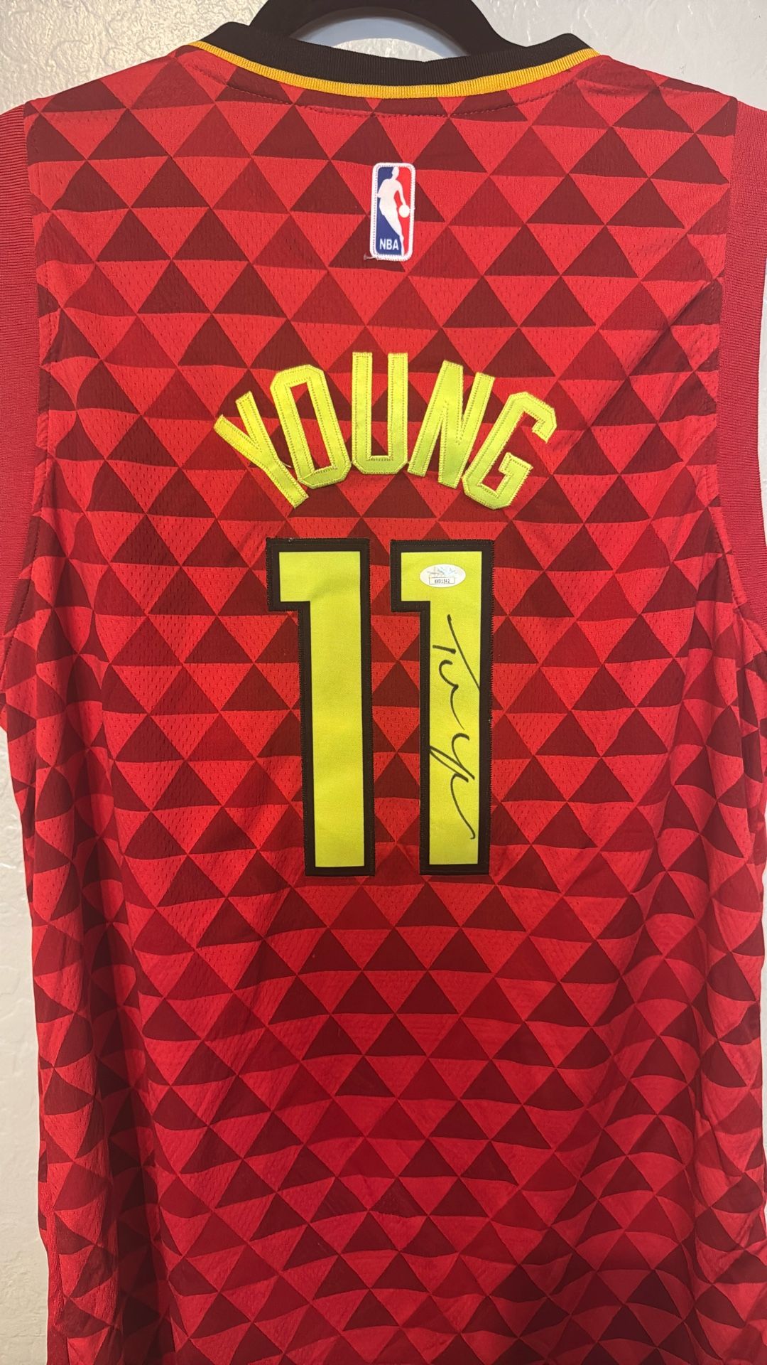 Trae Young Autographed Jersey