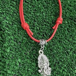 New Ganesha Buddha Elephant Pendant Red Thread String Bracelet Lucky (Nuevo )