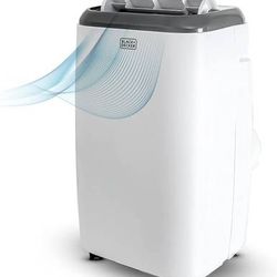 BLACK+DECKER 8,000 BTU Portable Air Conditioner with Remote Control