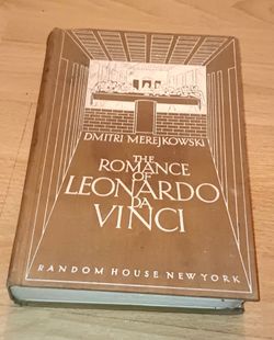 1931 The Romance of Leonardo da Vinci - Dmitri Merejkowski - 2nd Printing - Silver Embossed Cover