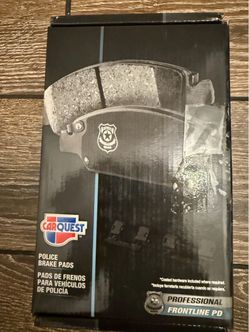 Carquest Frontline PD Rear Brake Pads: Low-metallic, With Hardware, Police/Emergency Vehicles - Rear