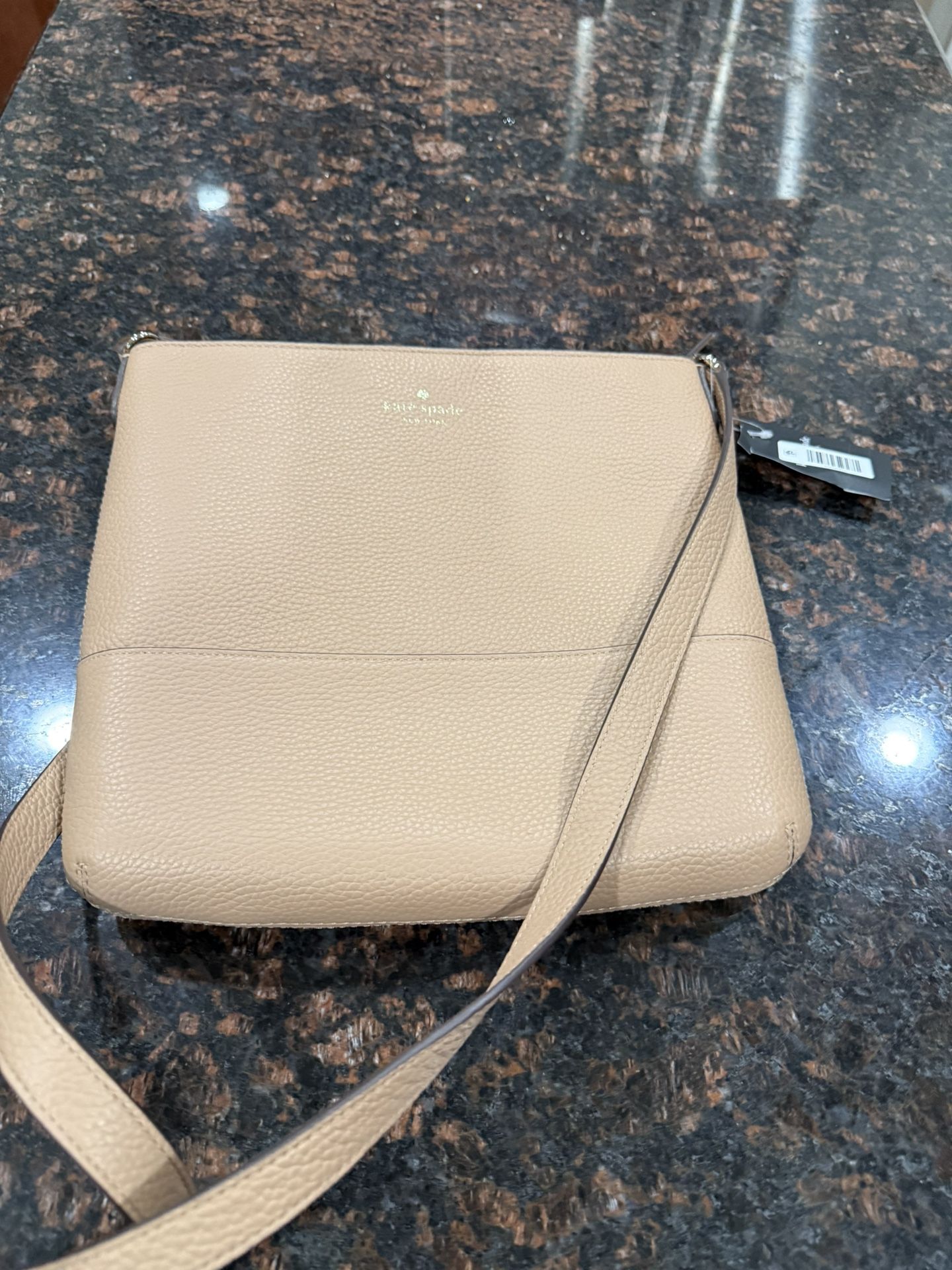 Kate Spade Tan Leather Crossbody Purse