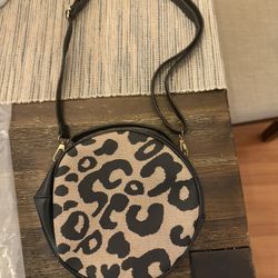 Leopard Print Fashion Purse - NEW