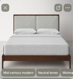 Kings sized upholstered bed frame