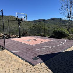 Backyard Basketball Court Tiles Surface