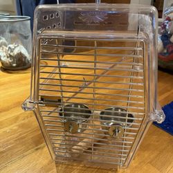 Parrot Clear Lexon Clear Travel Cage