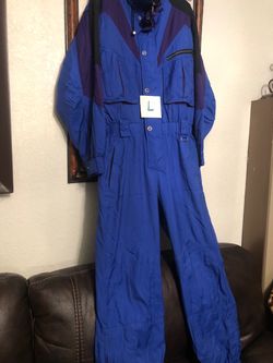 Vintage One-Piece Ski Suit Size Large