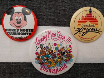 Vintage Disney Badges/Pin Buttons