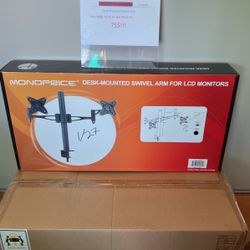 Dual monitor arms new in box $25 firm
